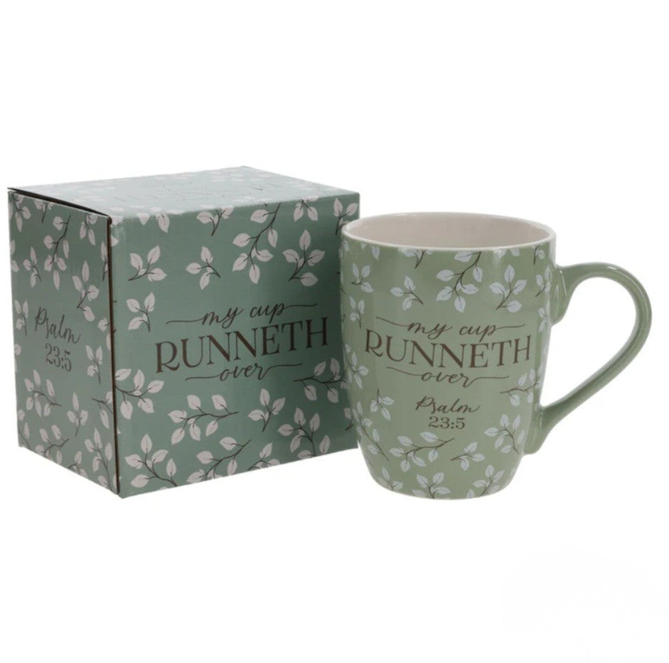 My Cup Runneth Over Ceramic Mug