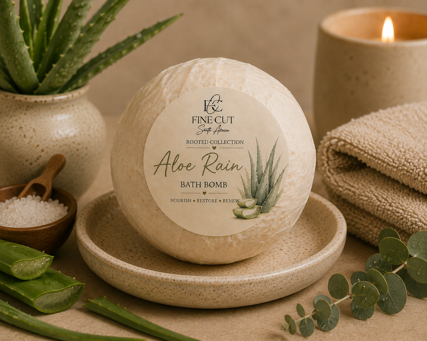 Bath Bomb - Aloe Rain