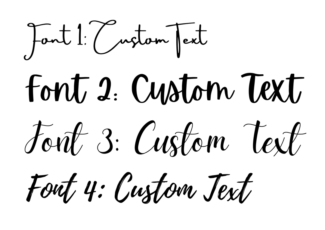 Custom Wall art Wording