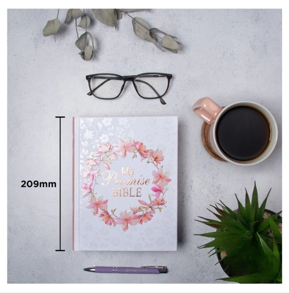 KJV Flower Garland Hardcover My Promise Bible