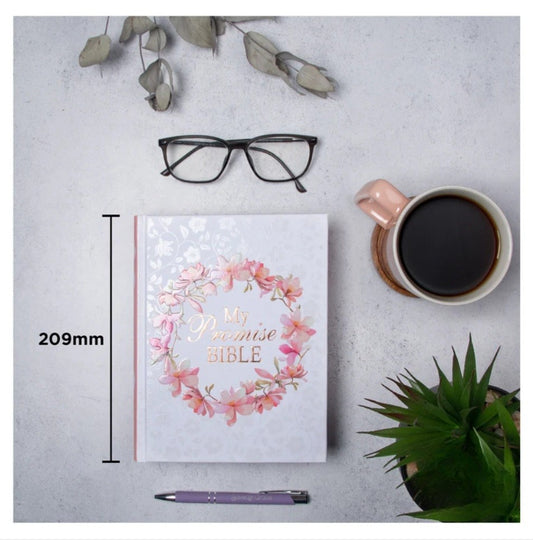 KJV Flower Garland Hardcover My Promise Bible