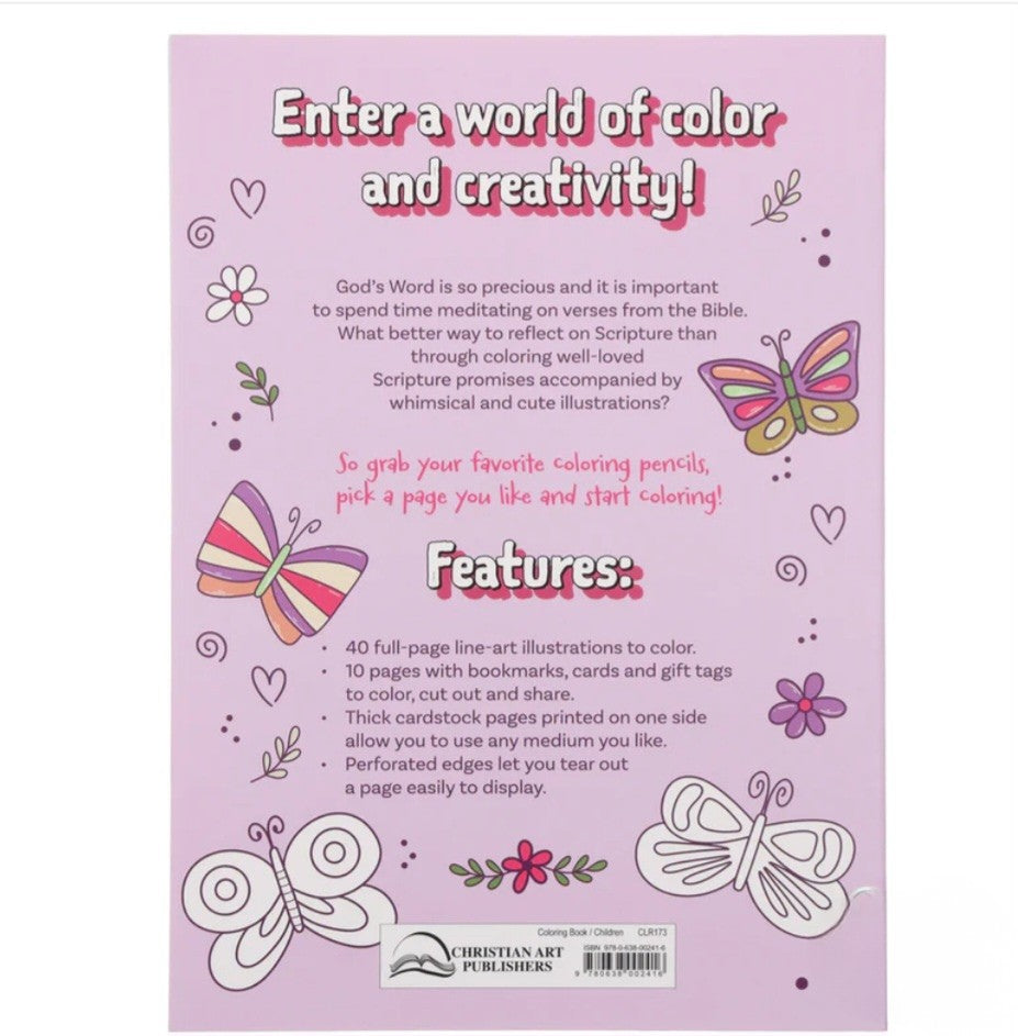 My Favorite Bible Verses Coloring for Girls (Paperback)