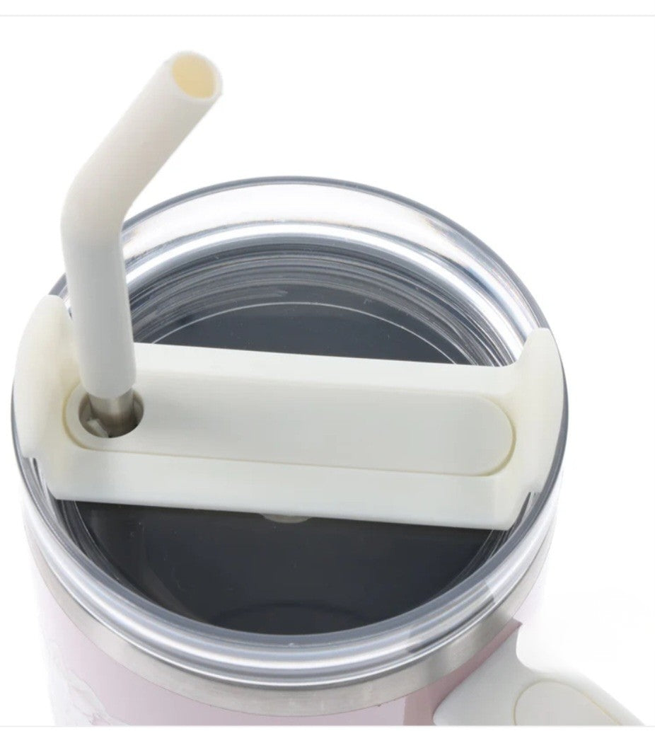 You Are Fearfully and Wonderfully Made Large Stainless Steel Mug with Handle and Straw