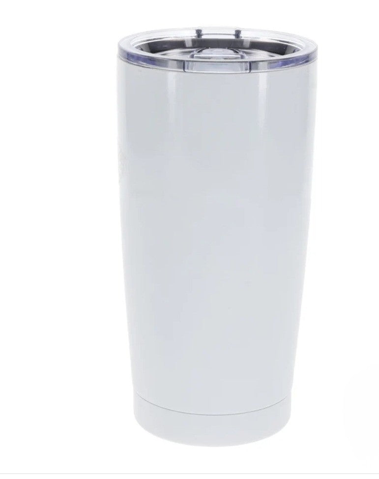 He Has Made Everything Beautiful In Its Time White Stainless Steel Travel Mug