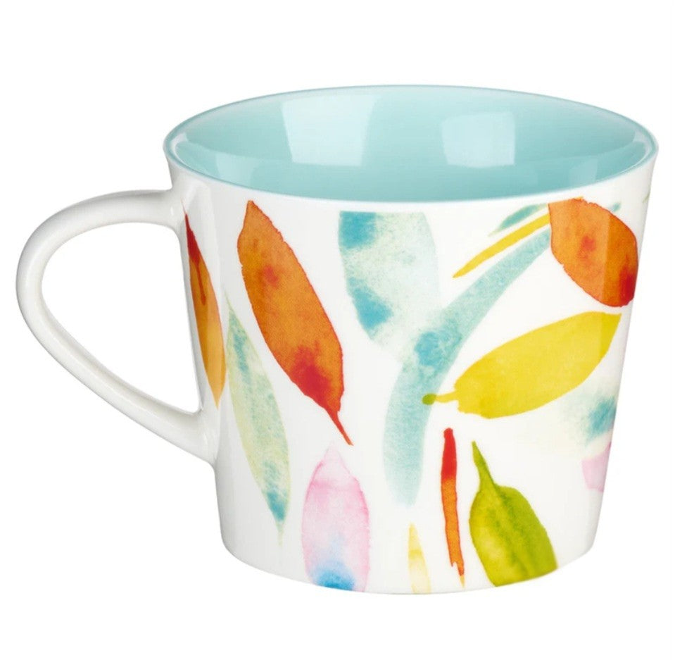 Never Give Up Ever Pink Daisies Ceramic Mug