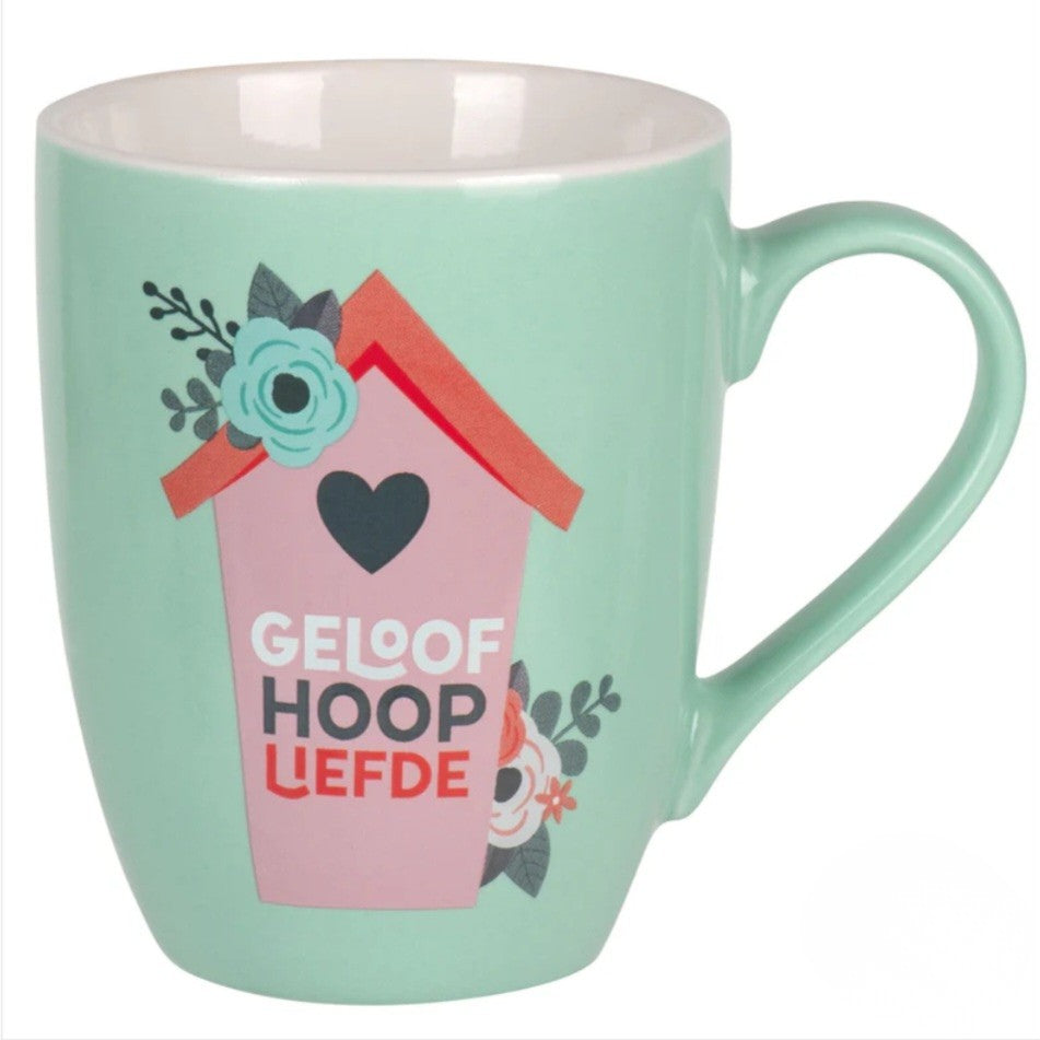 Geloof Hoop Liefde Afrikaans Ceramic Mug
