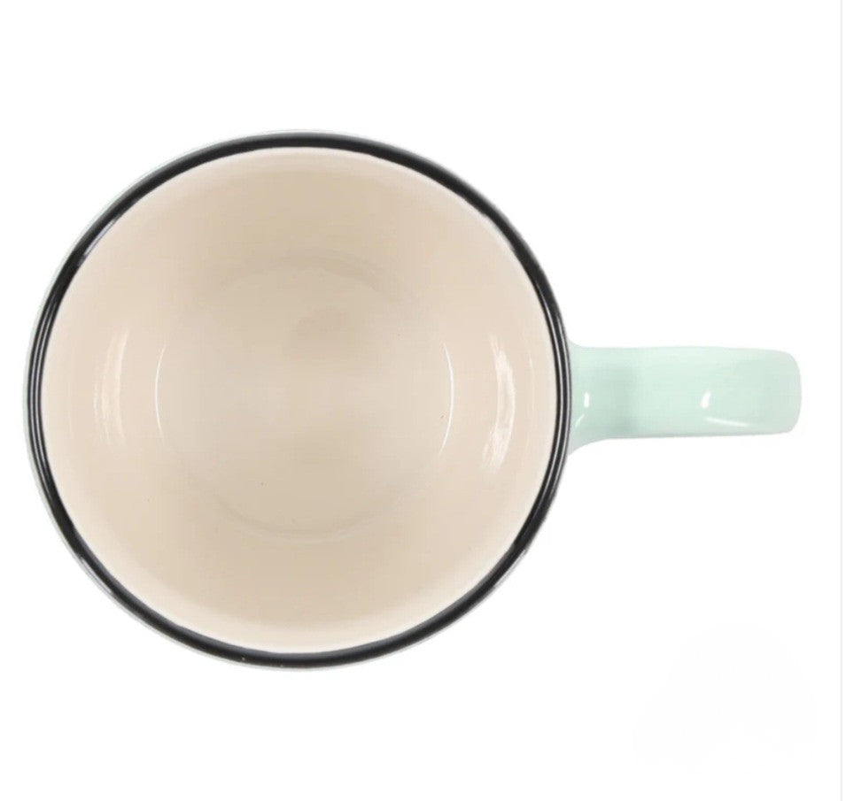 Rejoice Always Green Ceramic Mug