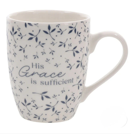 His Grace Is Sufficient Ceramic Mug