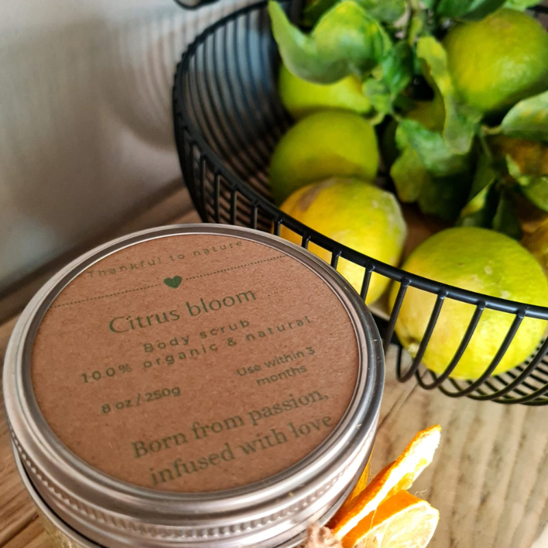 Sugar Body Scrubs: 100% Natural